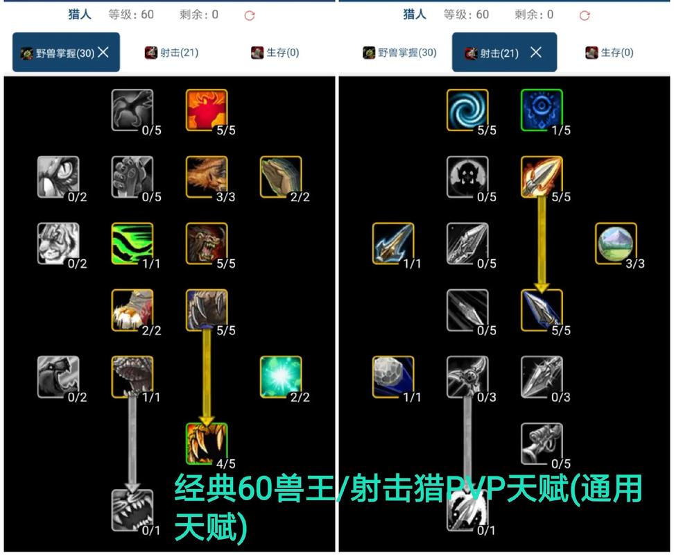 魔兽正式服猎人天赋全解析：三系专精加点指南